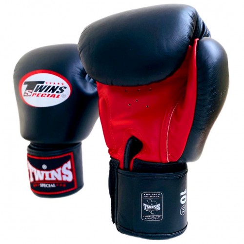 Боксерские перчатки Twins Special (BGVL-3T black/red)